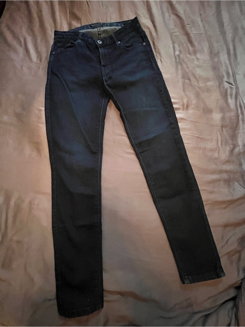 Guess Dark Navy Washed Skinny Jeans - Picture 1 of 16